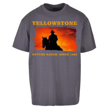 Yellowstone Dutton Ranch Since 1886 Oversized T Shirts