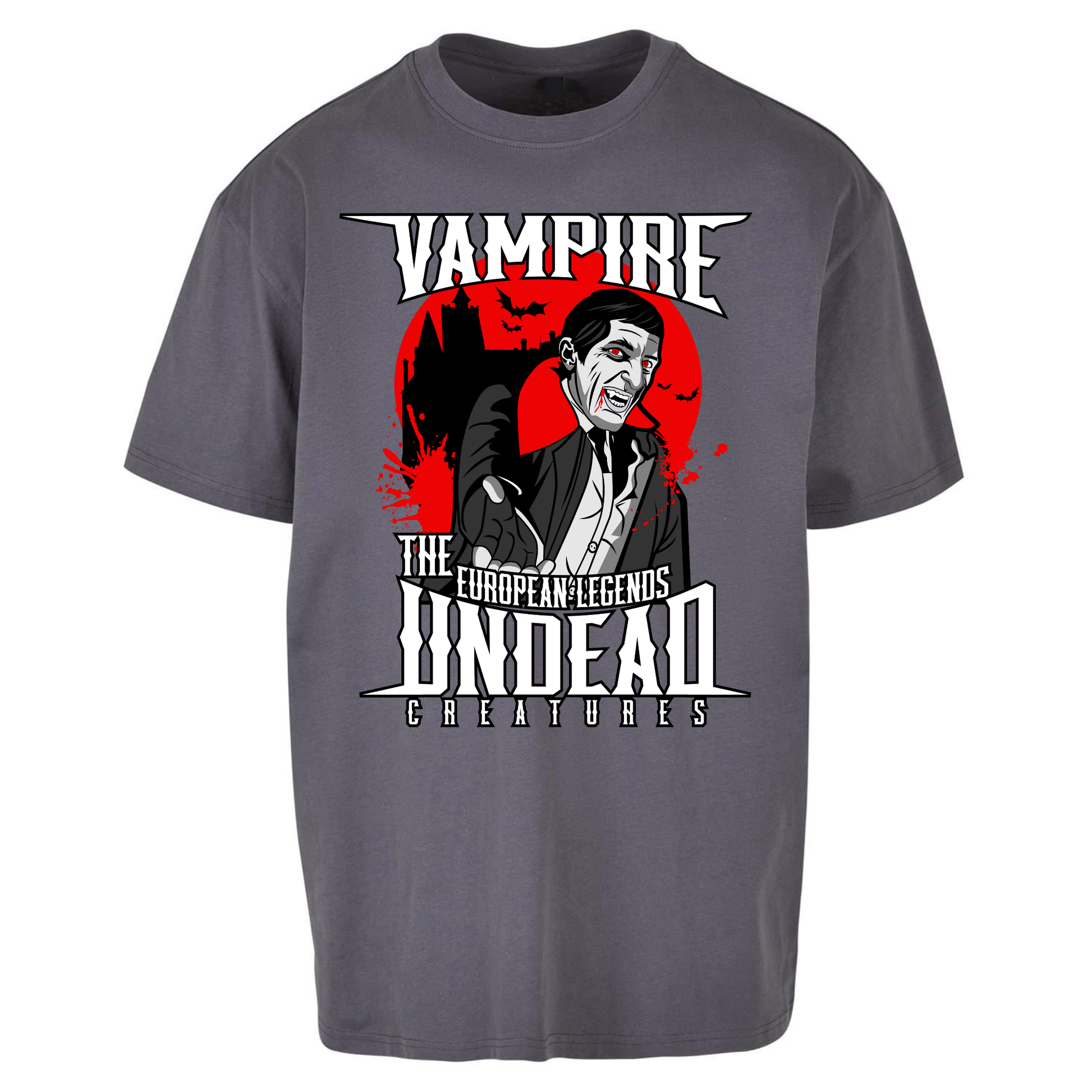 Vampire Undead Oversized T Shirts