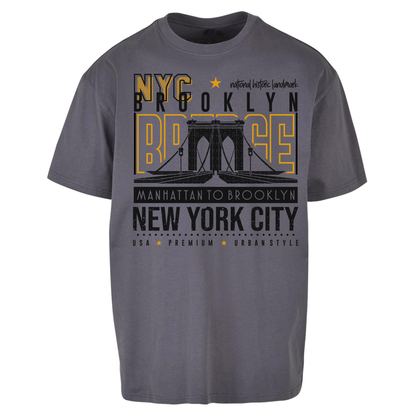 NYC Brooklyn Bridge Oversized T Shirts