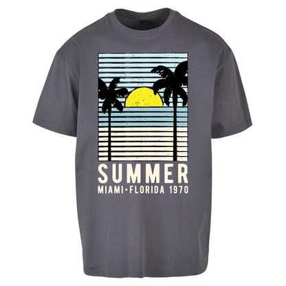 Summer Miami Florida 1970 Oversized T Shirts