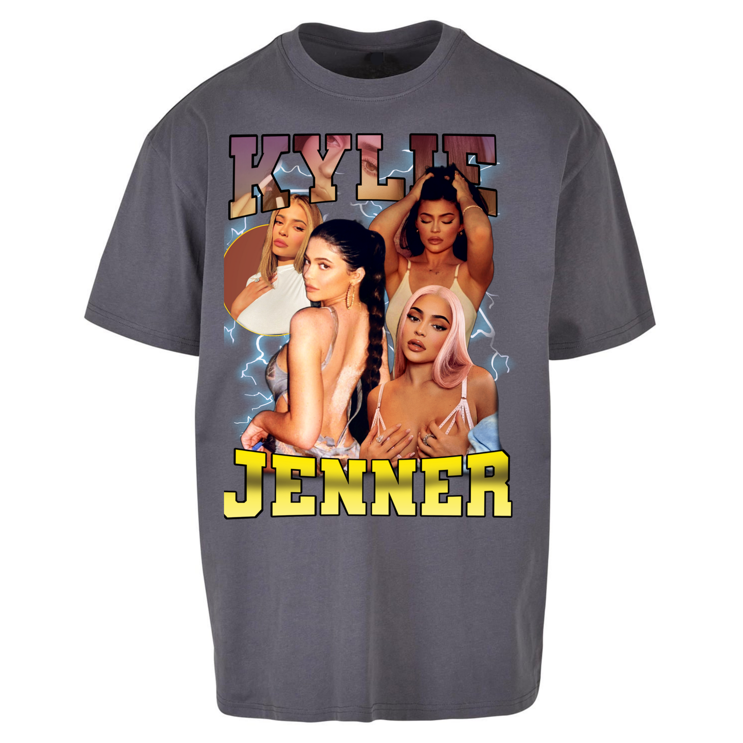 Kylie Jenner Pink Lips Oversized T Shirts
