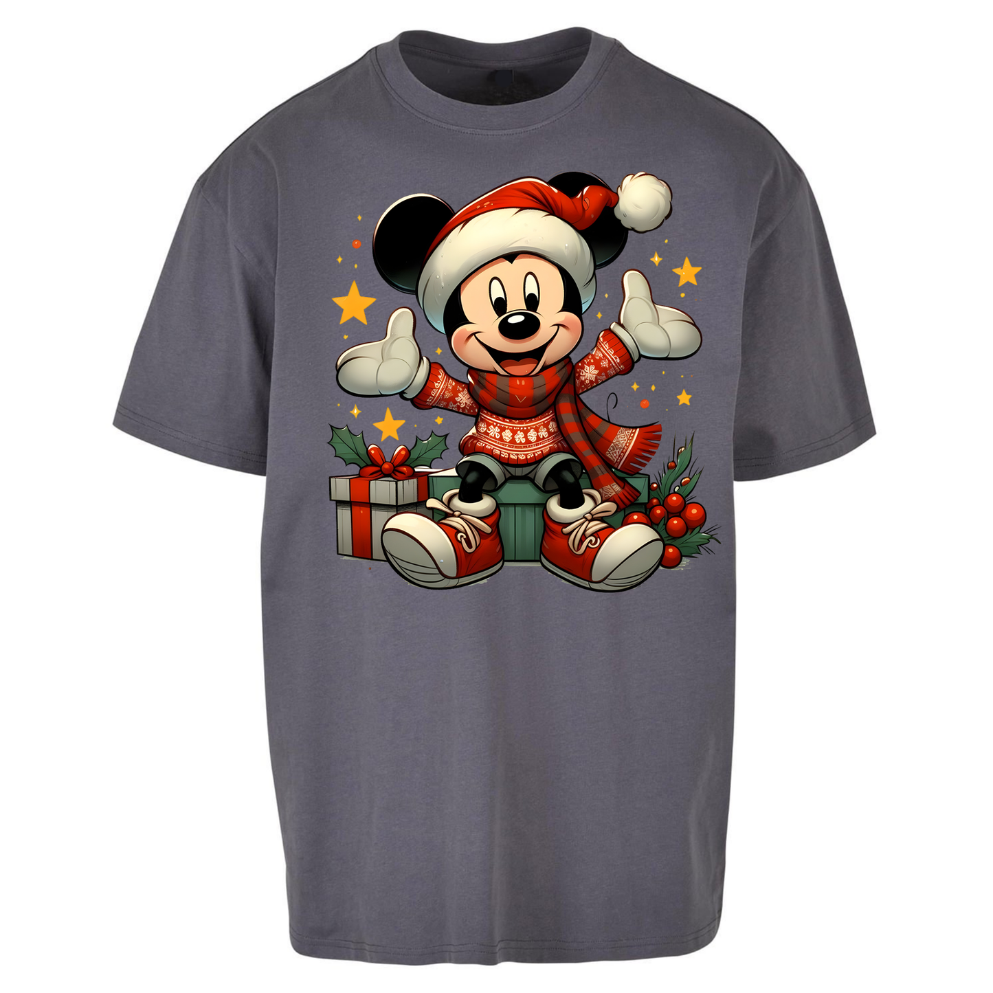 Micky Mouse Christmas Oversized T Shirts
