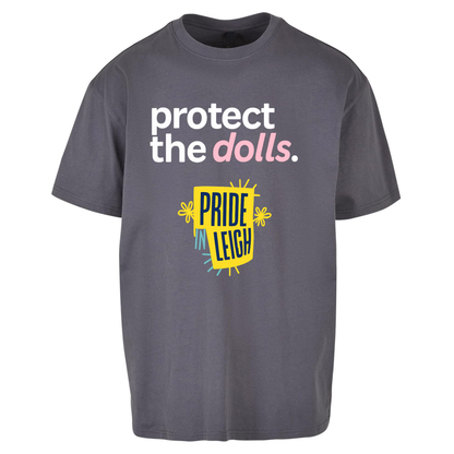 Protect The Dolls Slogan Oversized T Shirts