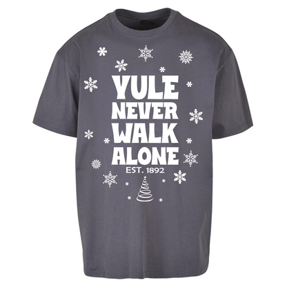 Yule Never Walk Alone Liverpool Christmas Oversized T Shirts