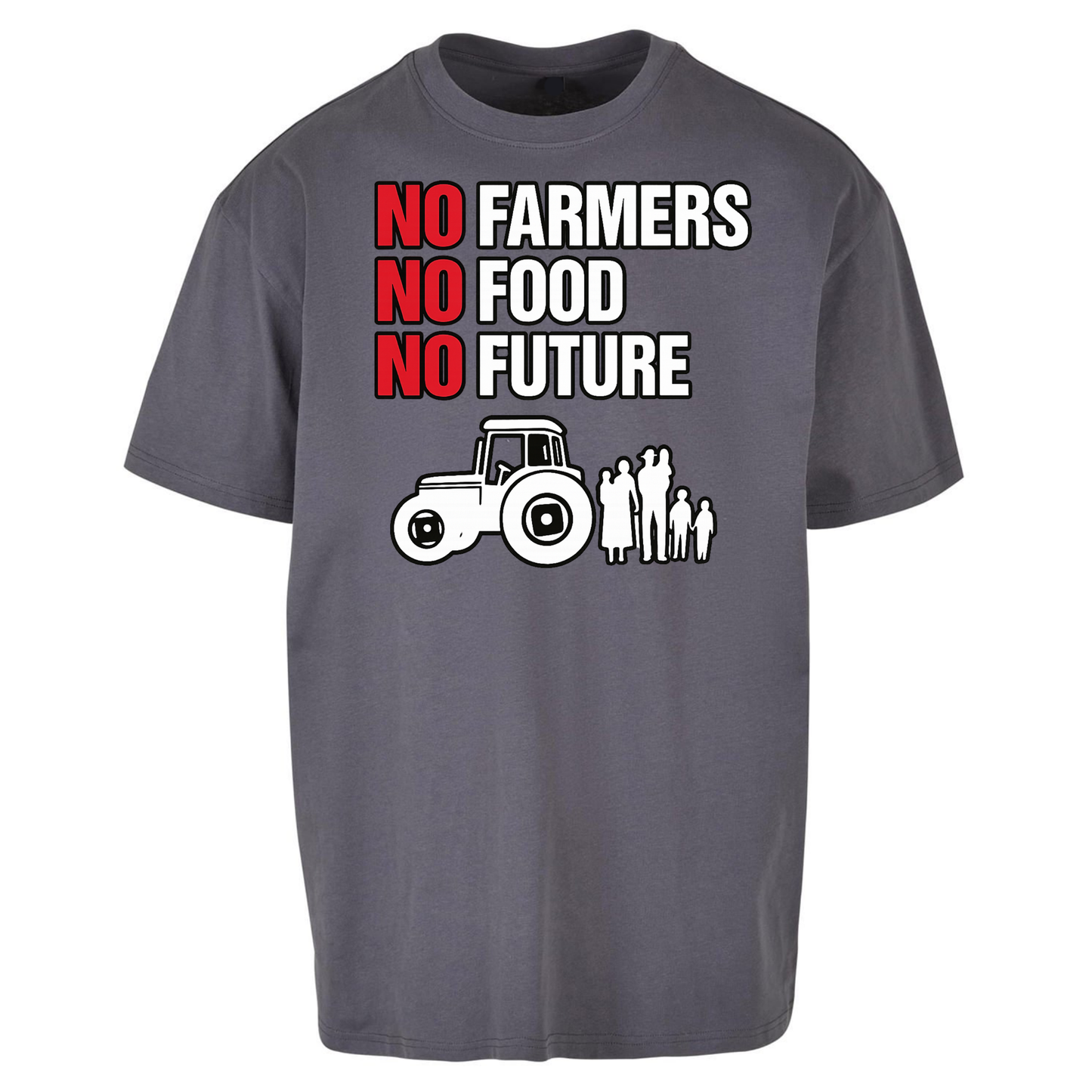 Farmers Agricultural Inheritance Tax Protest Oversized T Shirts