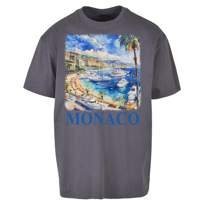 Monaco Painting Oversized T Shirts