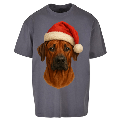 Rhodesian Ridgeback Christmas Oversized T Shirt