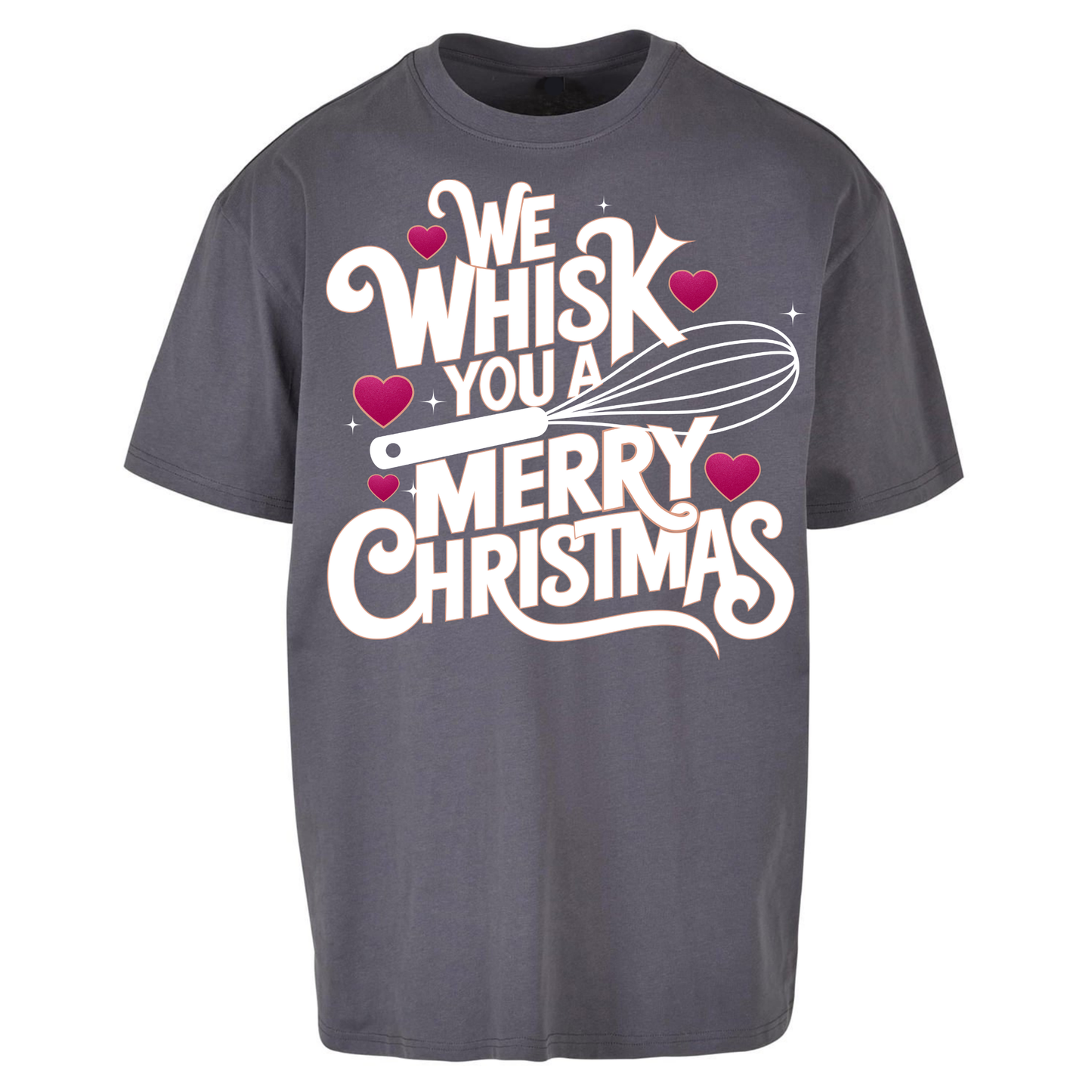 We Whisk You a Merry Christmas Oversized T Shirts