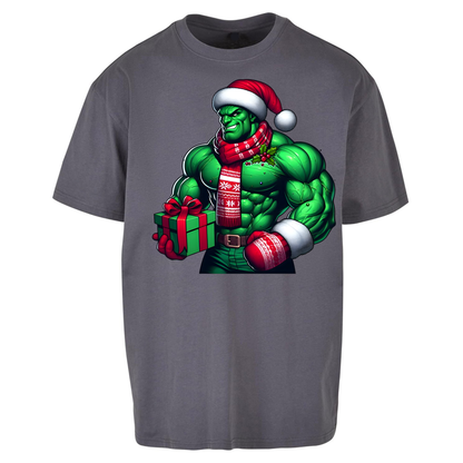 The Hulk Santa Oversized T Shirts
