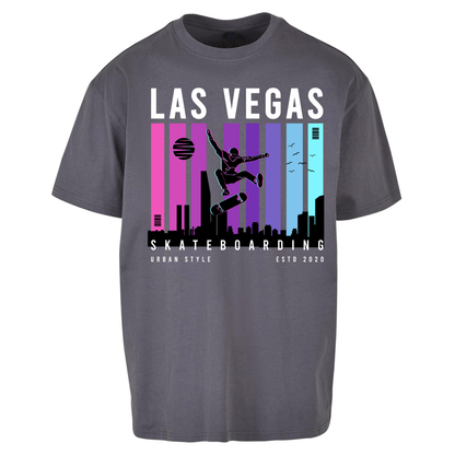 Las Vegas Skateboarding Oversized T Shirts