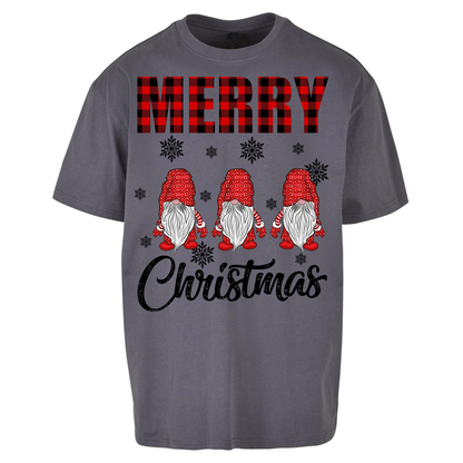 Merry Knomes Christmas Oversized T Shirt