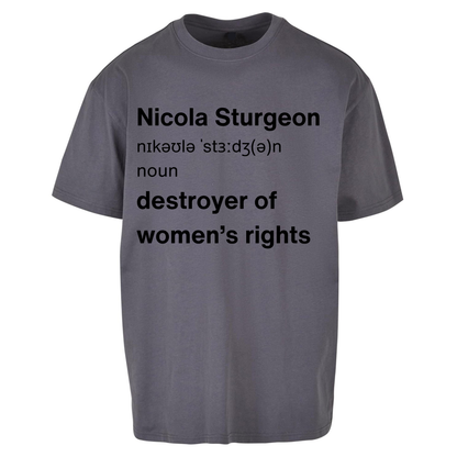JK Rowling Nicola Sturgeon T Shirt Oversized T Shirts