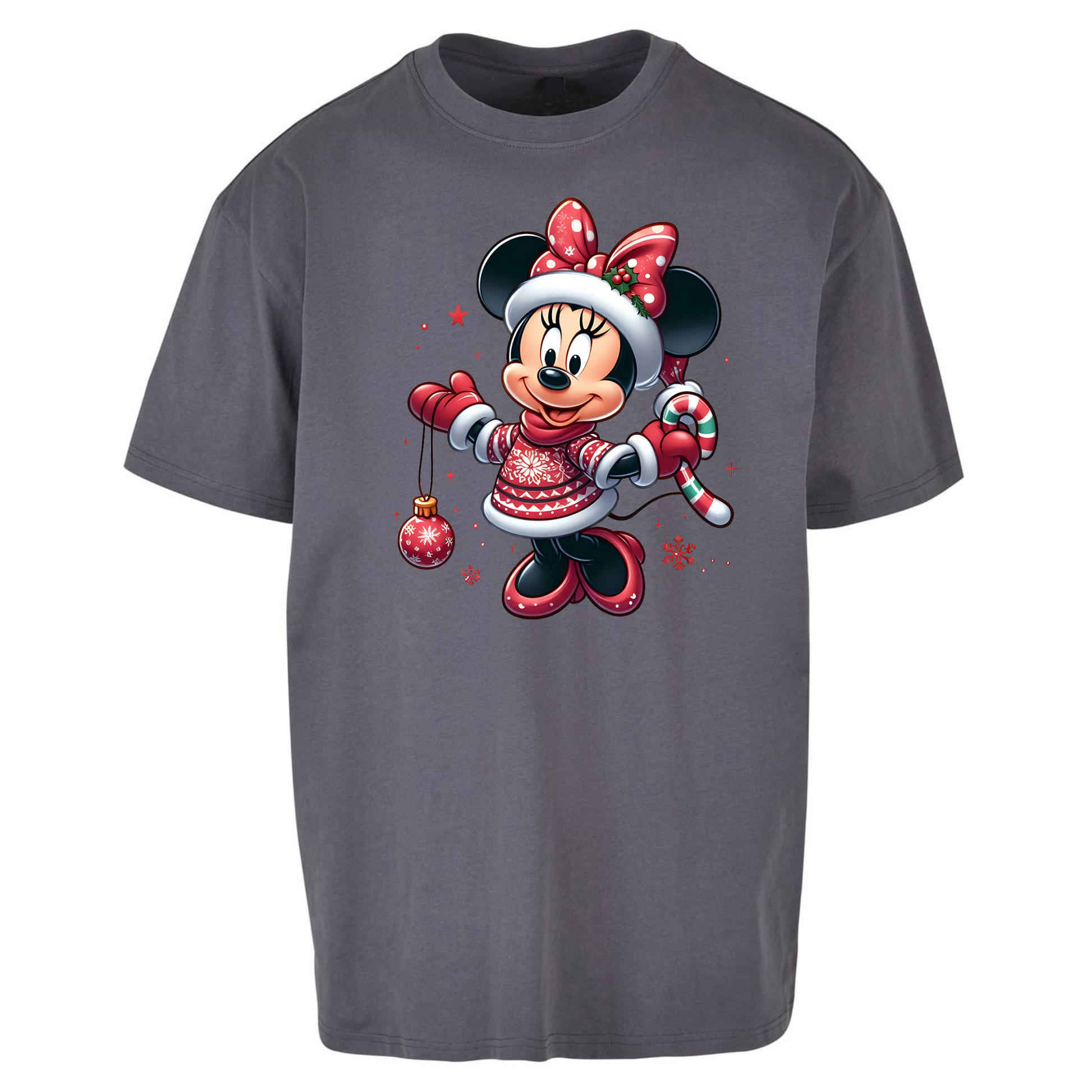 Mini Mouse Christmas Oversized T Shirts