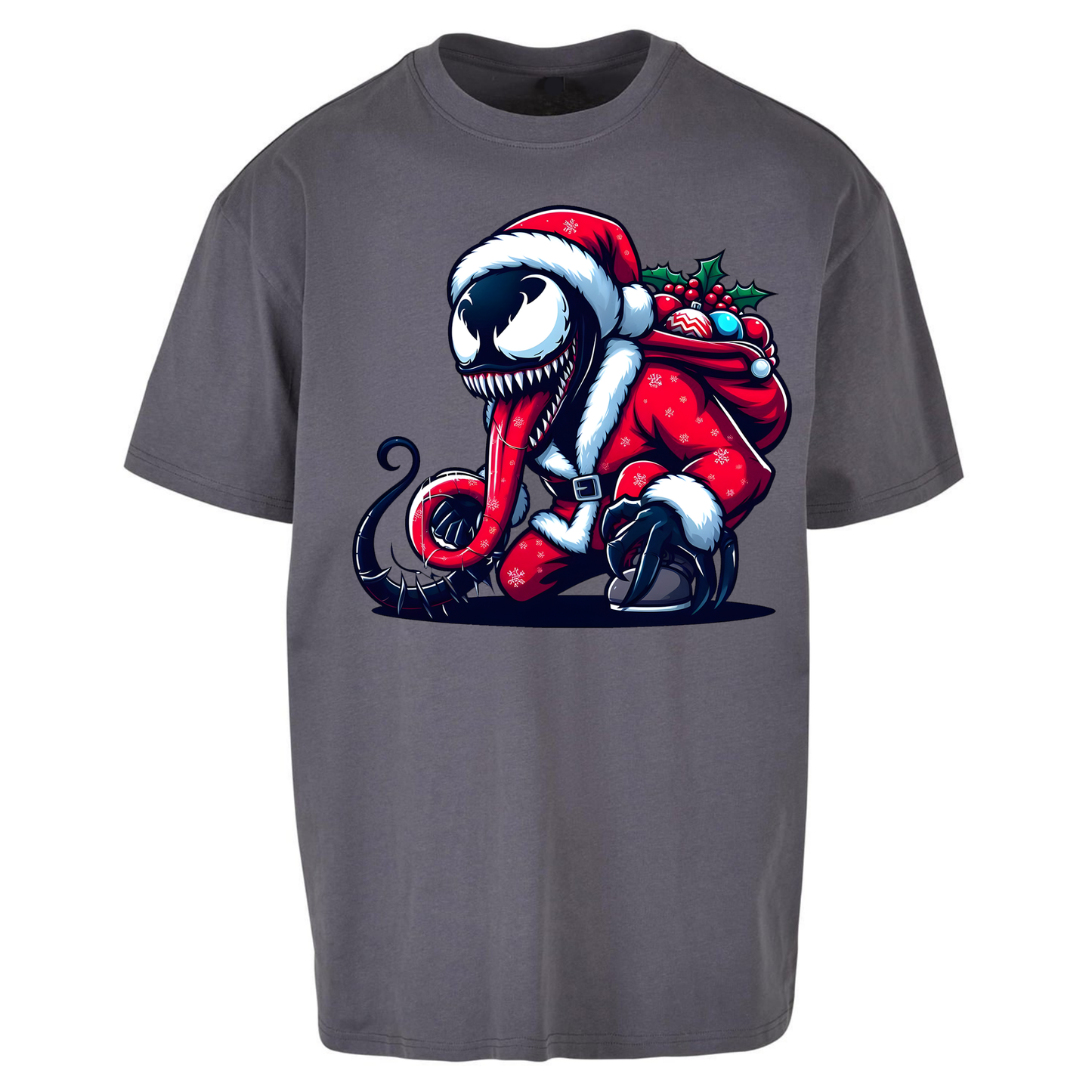 Venom Santa Oversized T Shirts