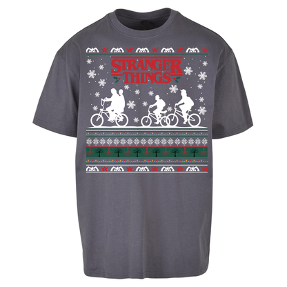 Stranger Things Christmas Oversized T Shirts