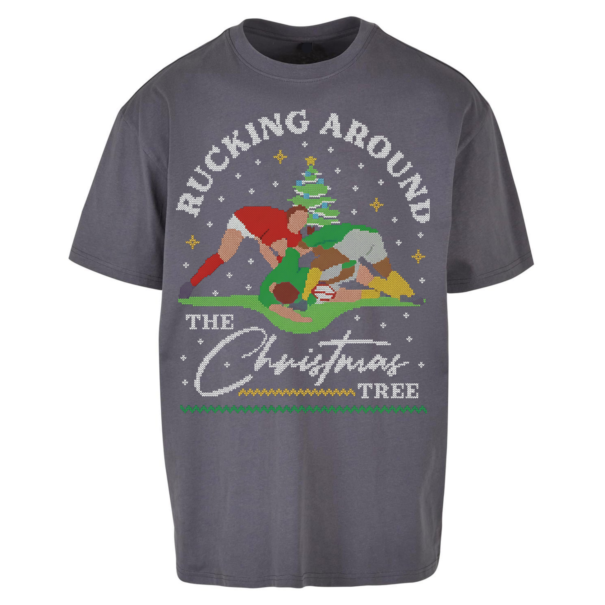 Rugby Christmas Oversized T Shirts