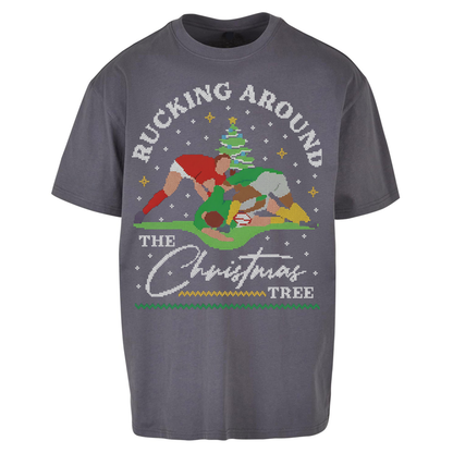 Rugby Christmas Oversized T Shirts