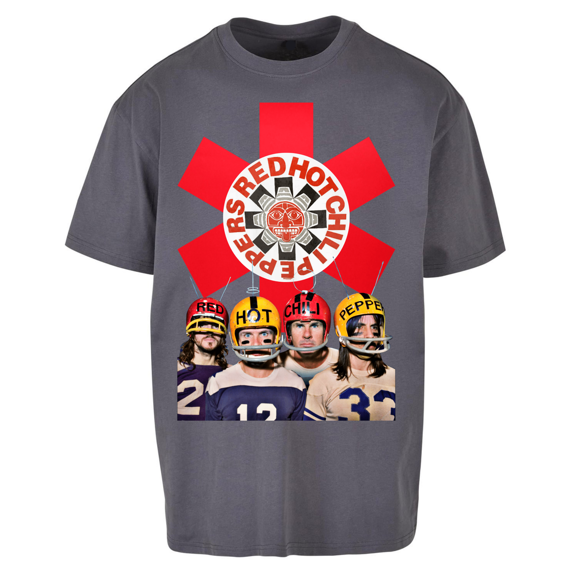 Red Hot Chilli Peppers American Football Oversized T Shirts