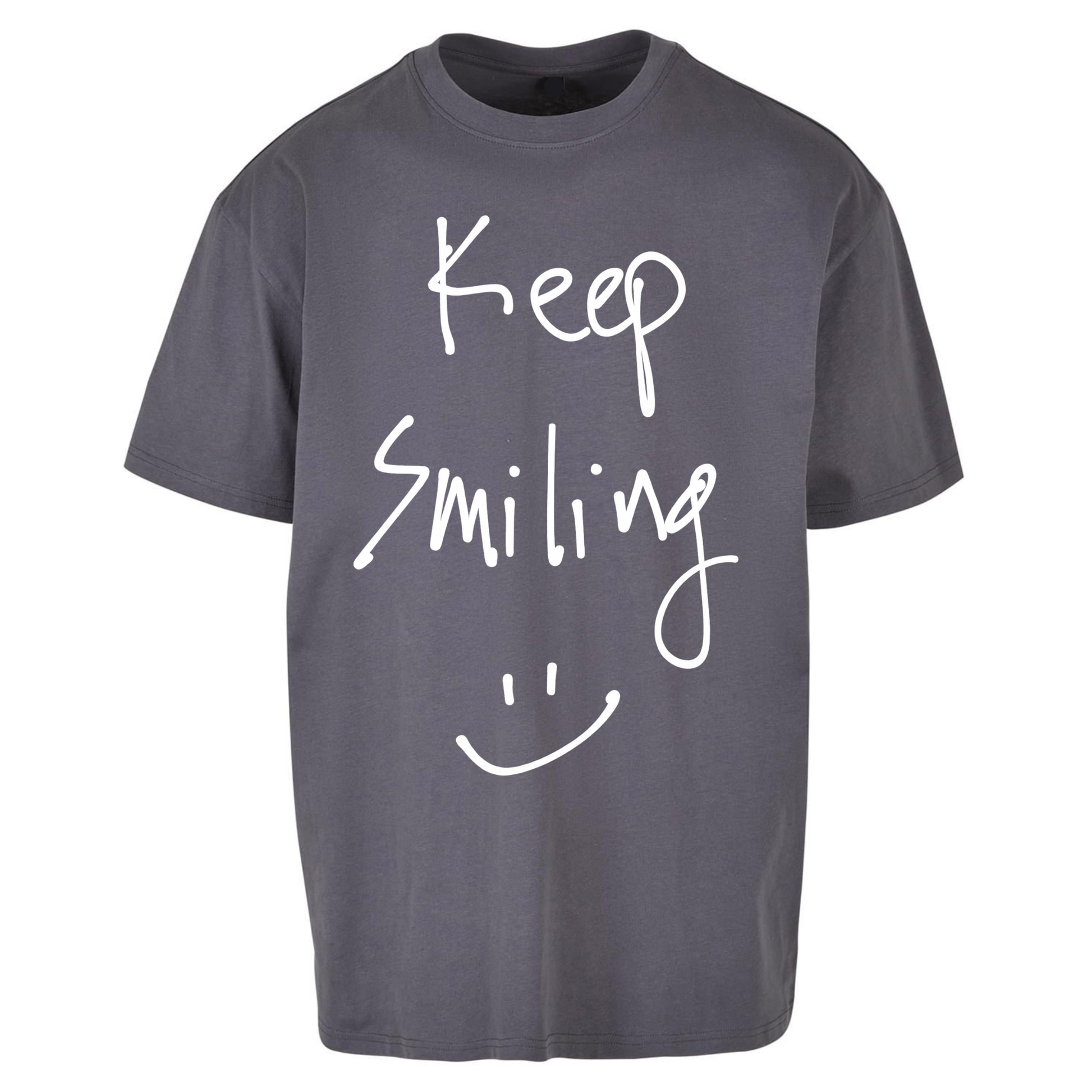Keep Smiling Oversized T Shirts