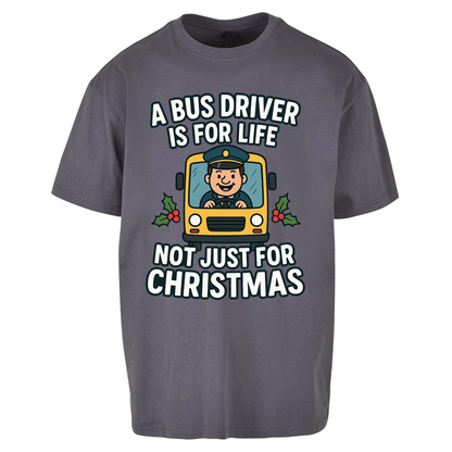 Bus Driver Christmas Oversized T Shirts