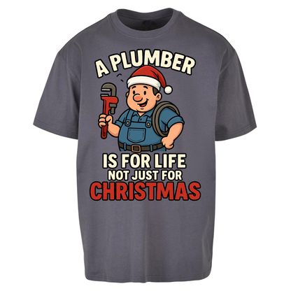 Plumber Christmas Oversized T Shirts