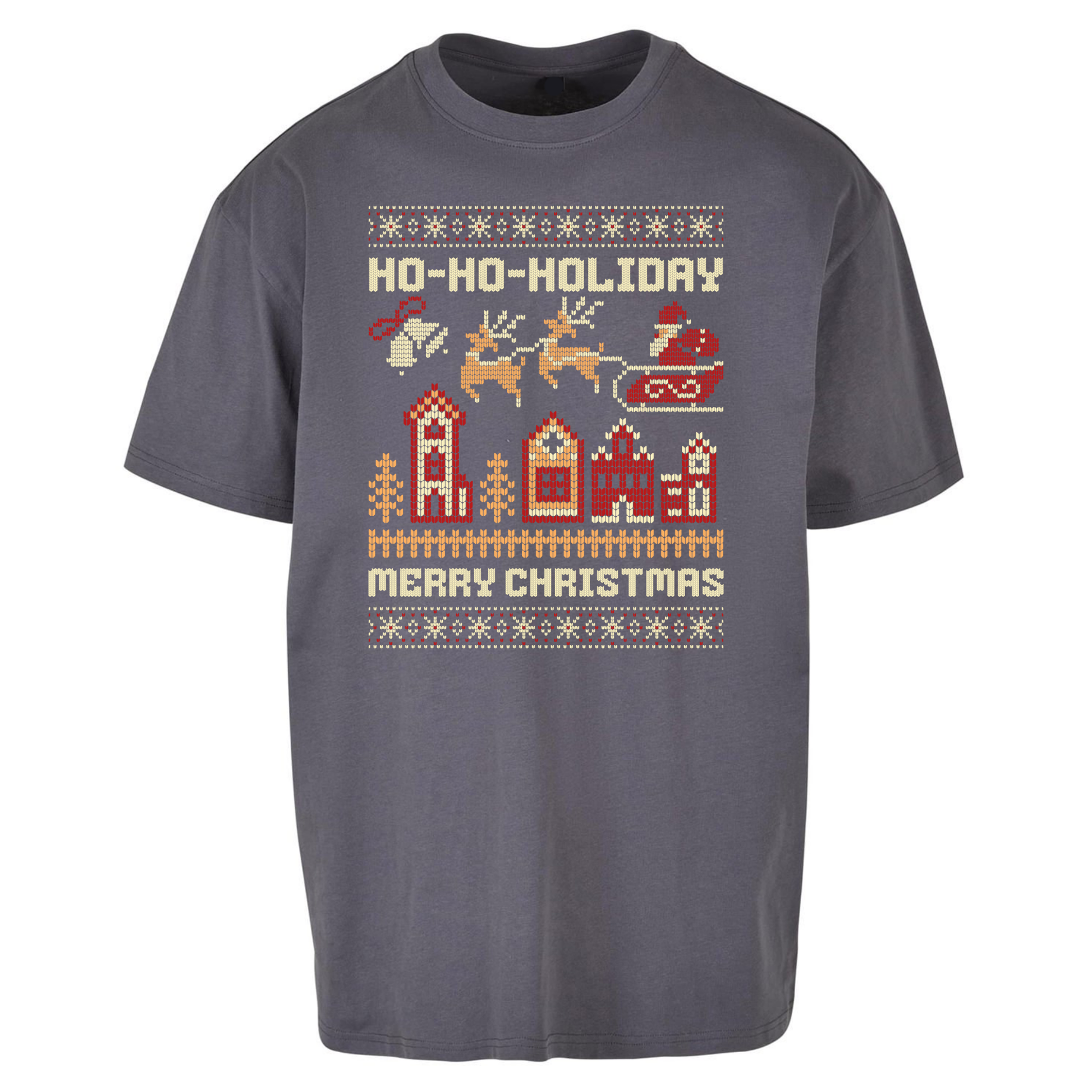 Have Yourself a HO HO HOLIDAY Christmas Oversized T Shirts