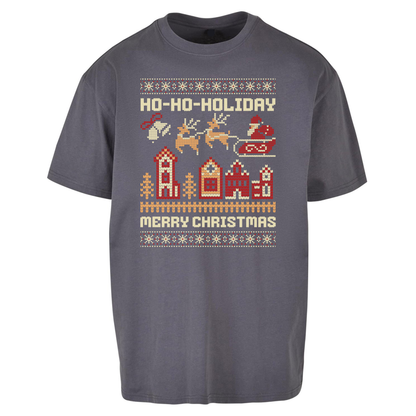Have Yourself a HO HO HOLIDAY Christmas Oversized T Shirts