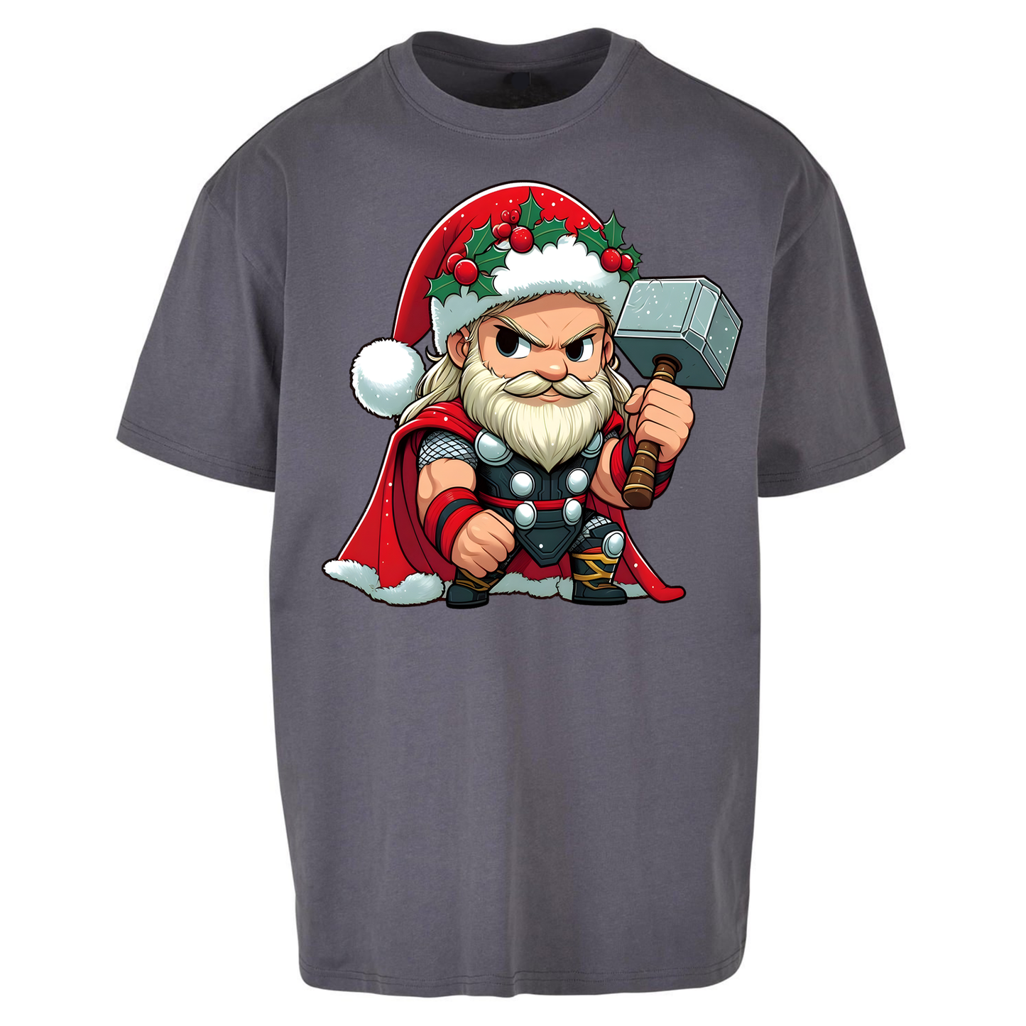 Thor Santa Oversized T Shirts