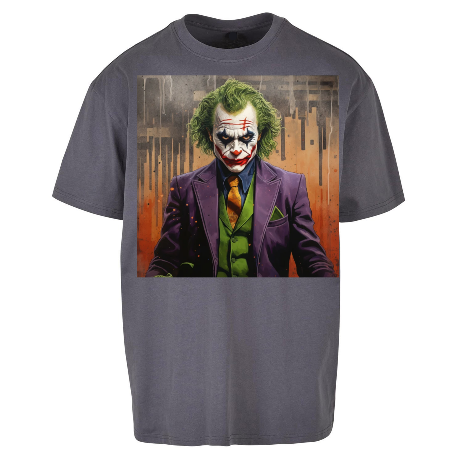 The Joker Painting Oversized T Shirts