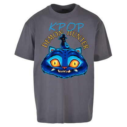 Kpop Demon Hunter Derpy Tiger Oversized T Shirts