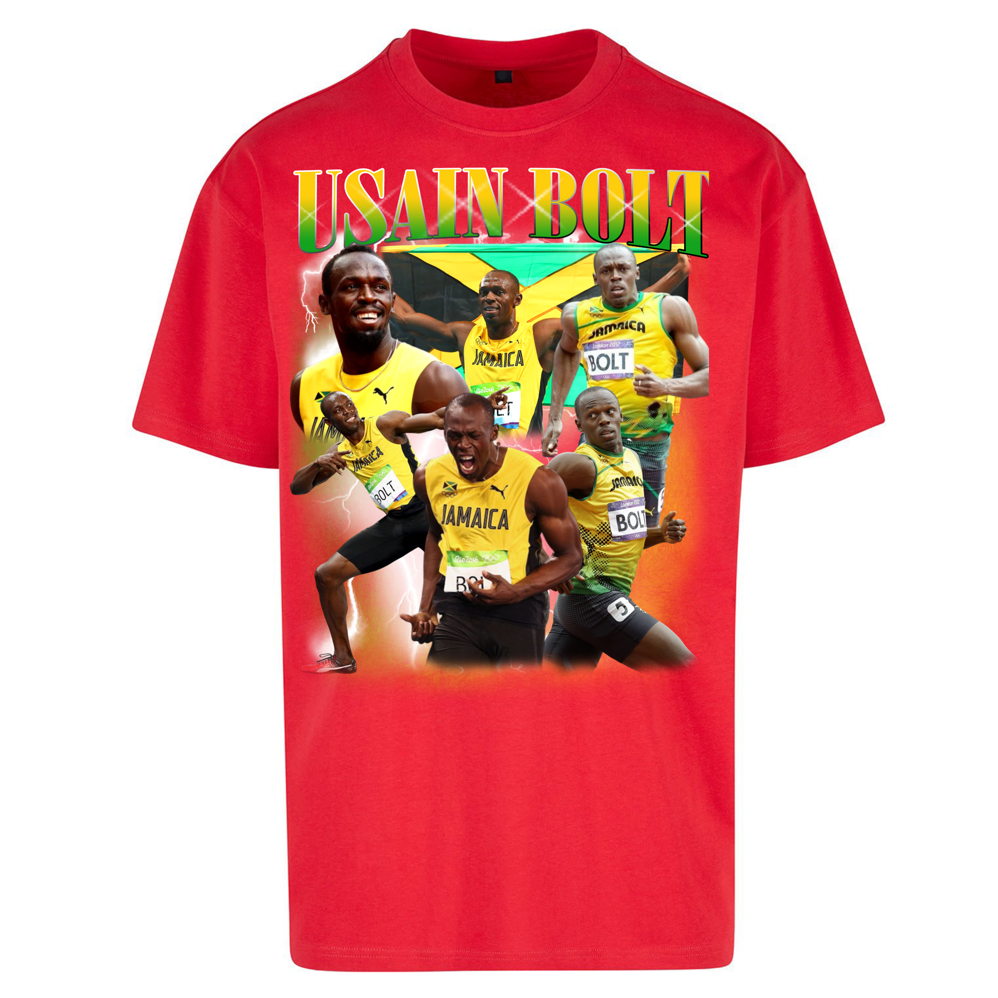 Usain Bolt Oversized T Shirts