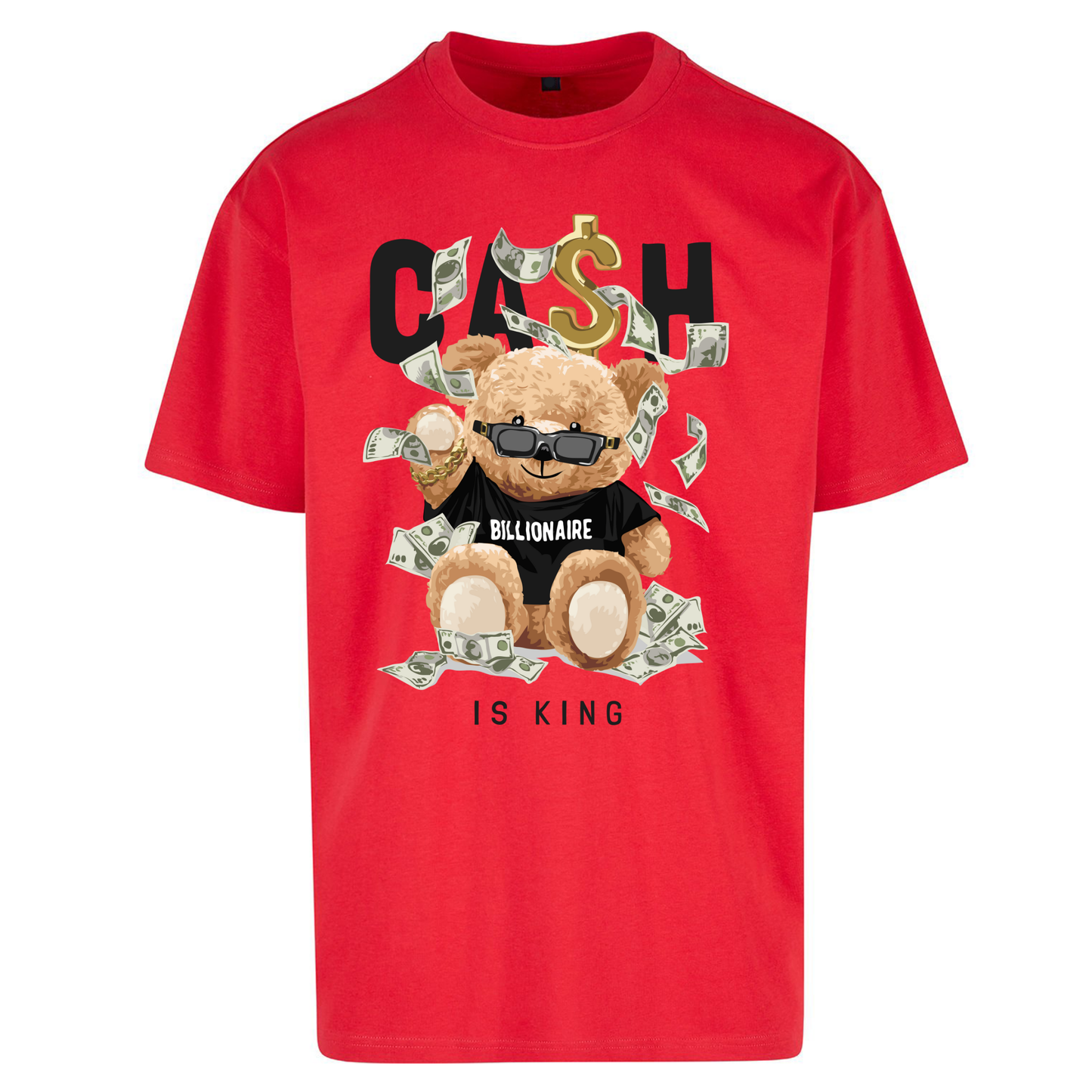 Teddy Bear Billionaire Streetwear Oversized T Shirts