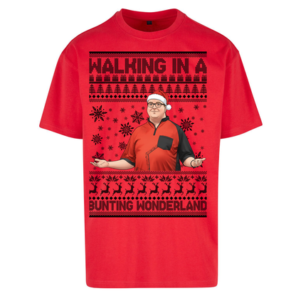 Bunting Wonderland Oversized T Shirt