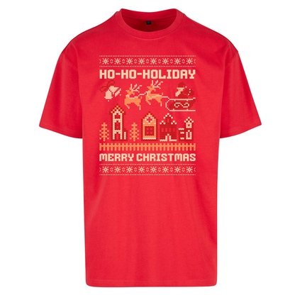 Have Yourself a HO HO HOLIDAY Christmas Oversized T Shirts