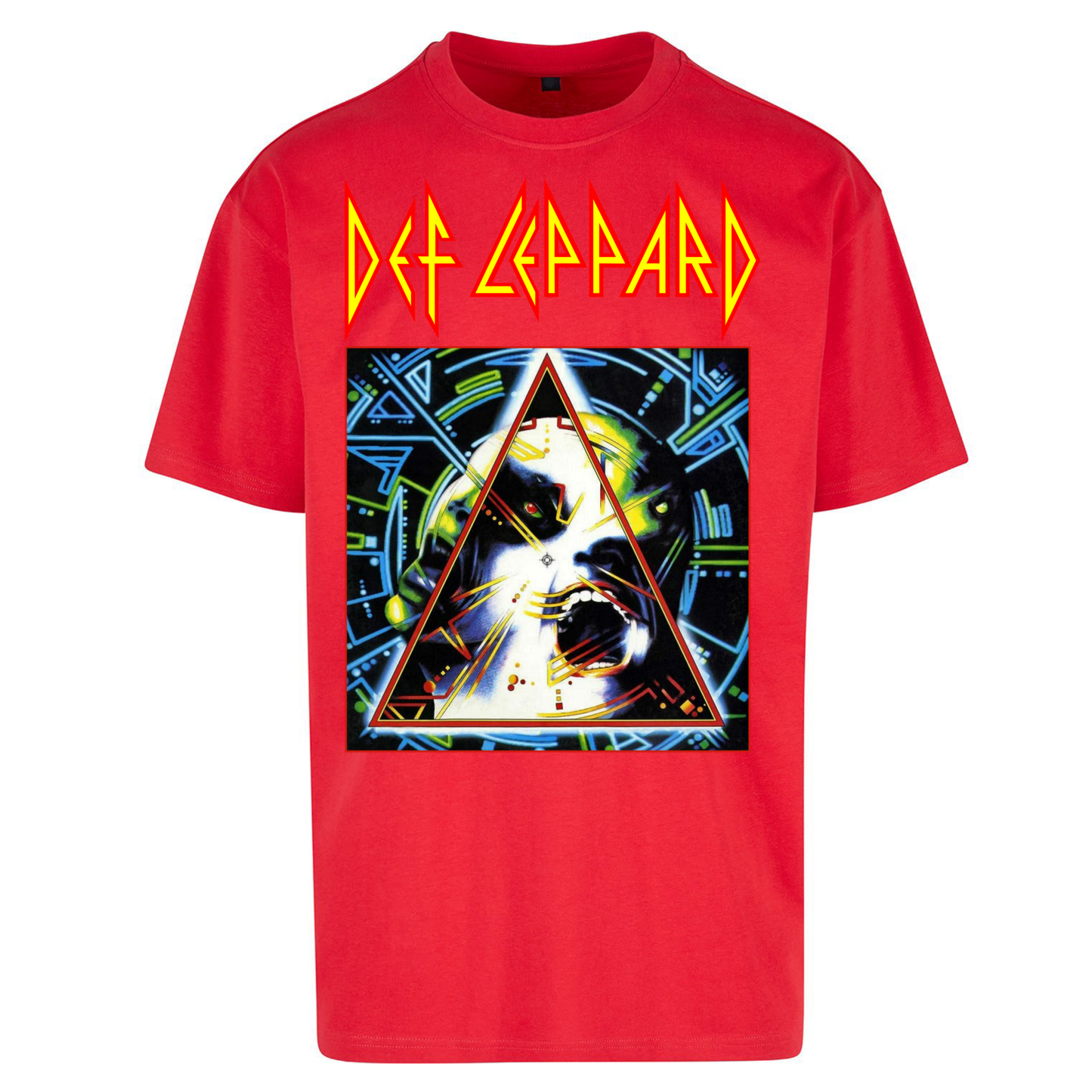 Def Leppard Oversized T Shirts