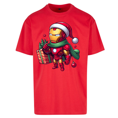 Ironman Santa Oversized T Shirts