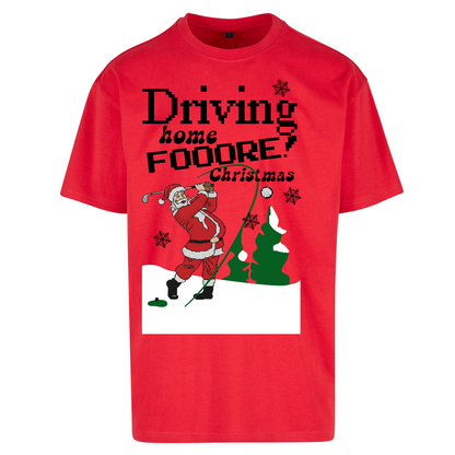 Christmas Golf Oversized T Shirt