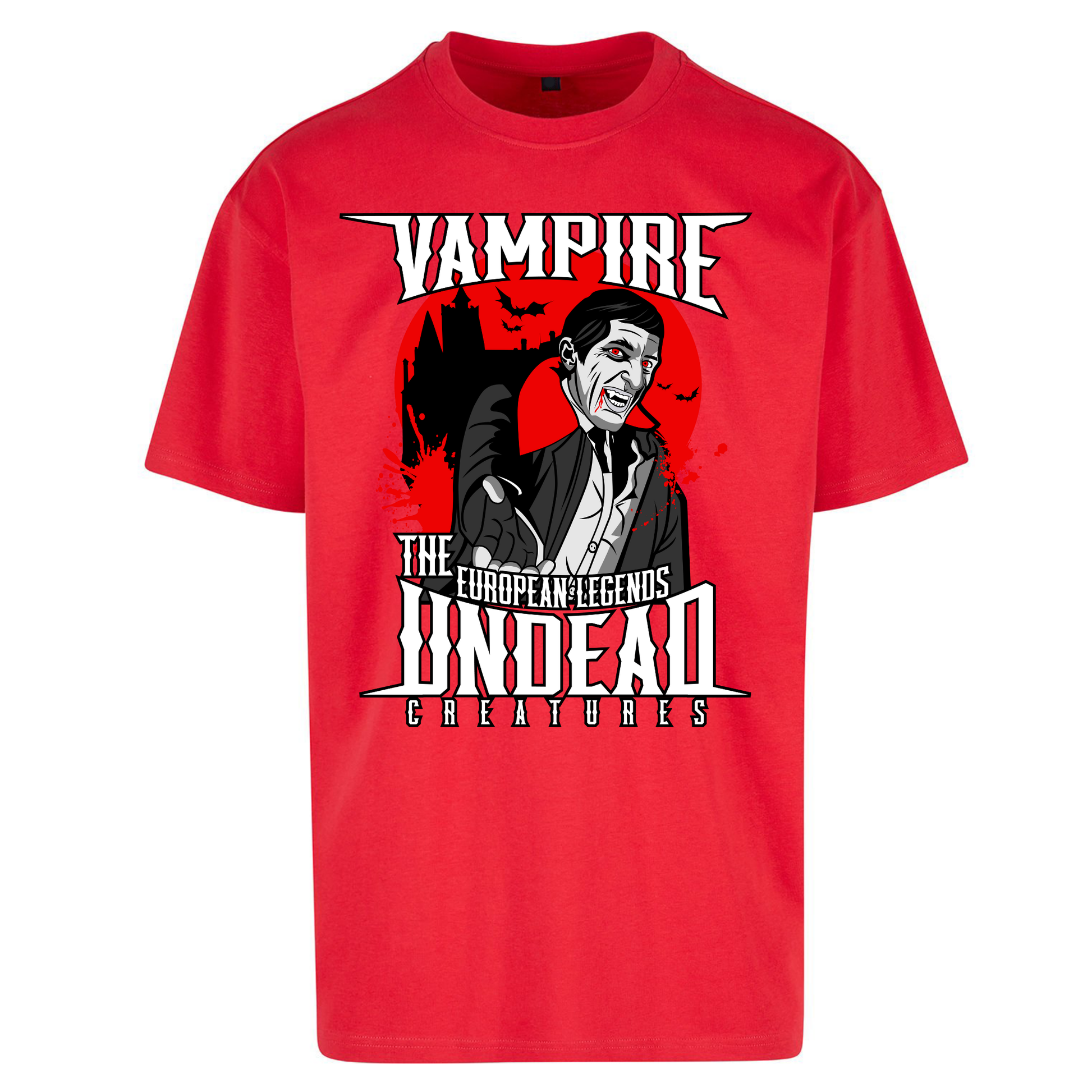 Vampire Undead Oversized T Shirts