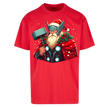 Viking Thor Santa Oversized T Shirts