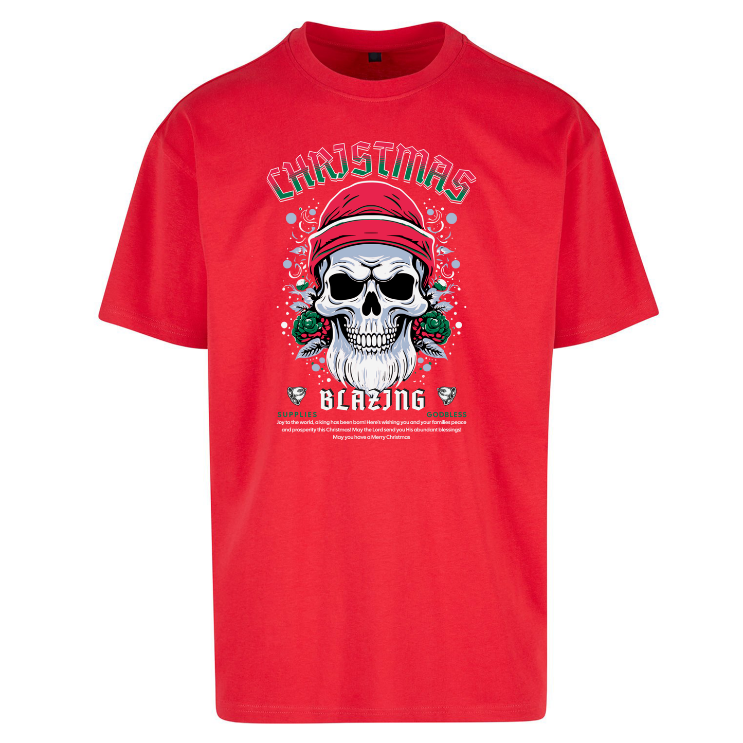 Christmas Blazing Oversized T Shirts