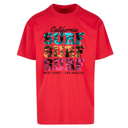 California Surf Surf Surf Oversized T Shirts