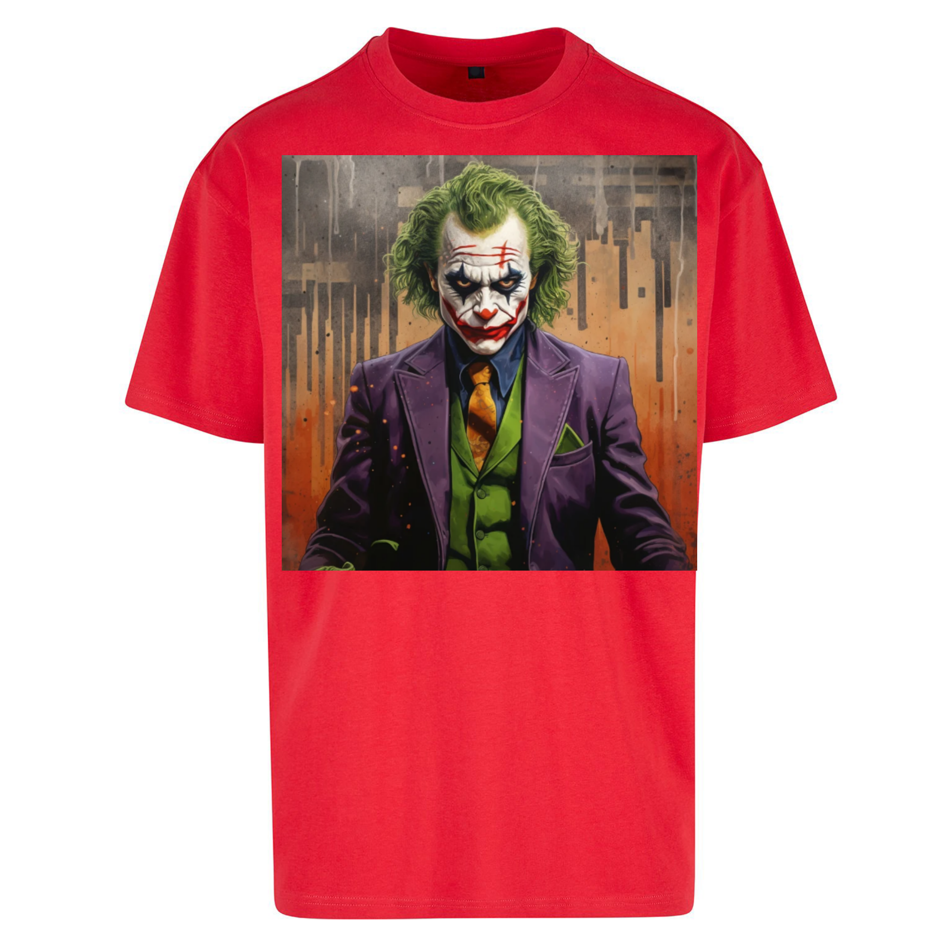The Joker Painting Oversized T Shirts