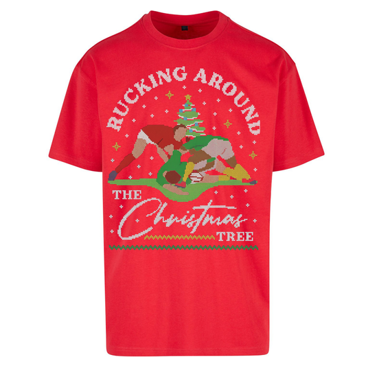 Rugby Christmas Oversized T Shirts