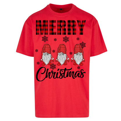 Merry Knomes Christmas Oversized T Shirt