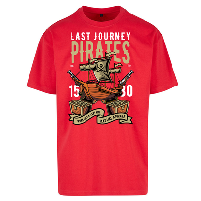Last Journey Pirates Oversized T Shirts