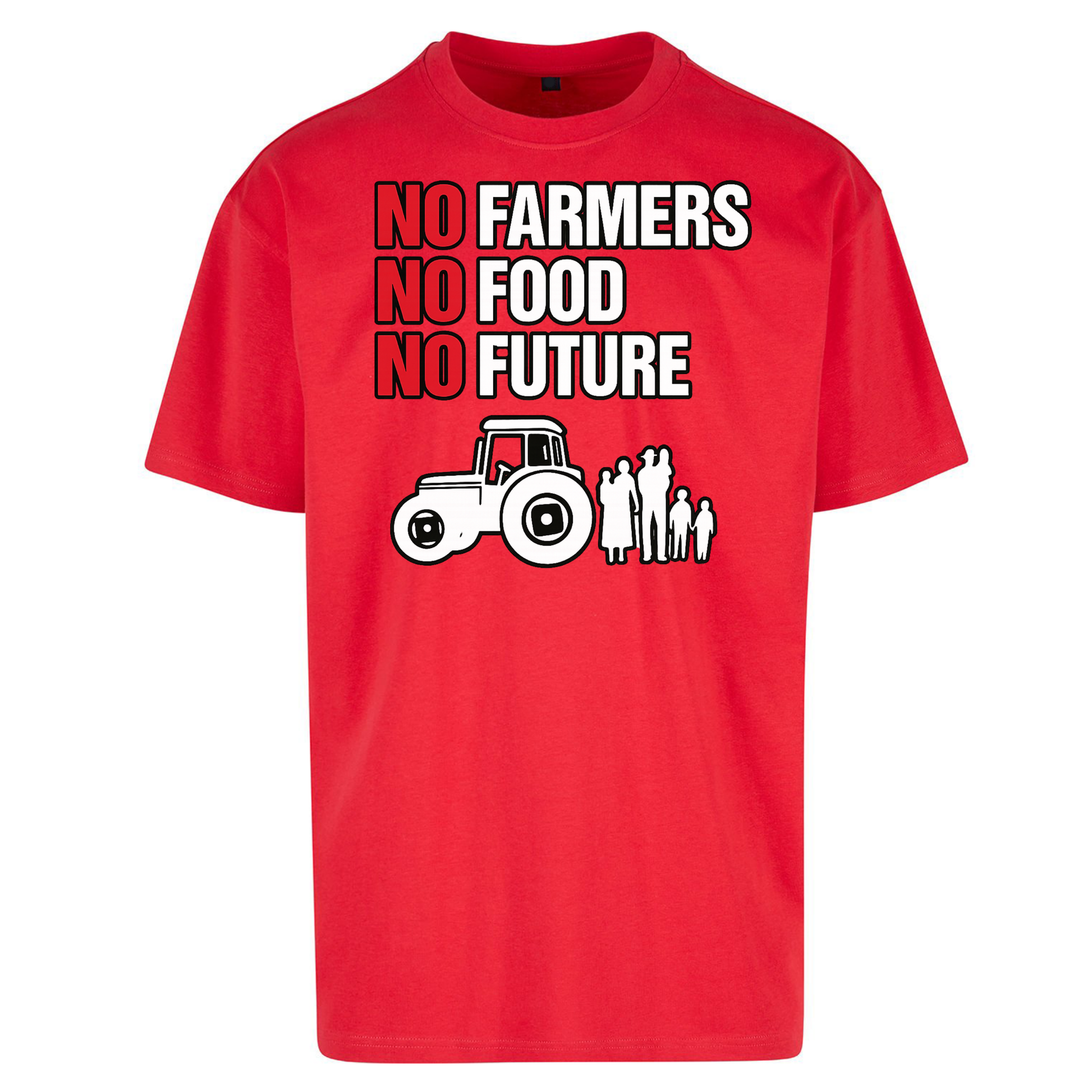 Farmers Agricultural Inheritance Tax Protest Oversized T Shirts