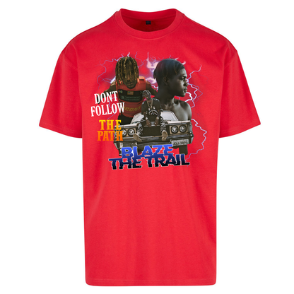Hip Hop Blaze The Trail Oversized T Shirts