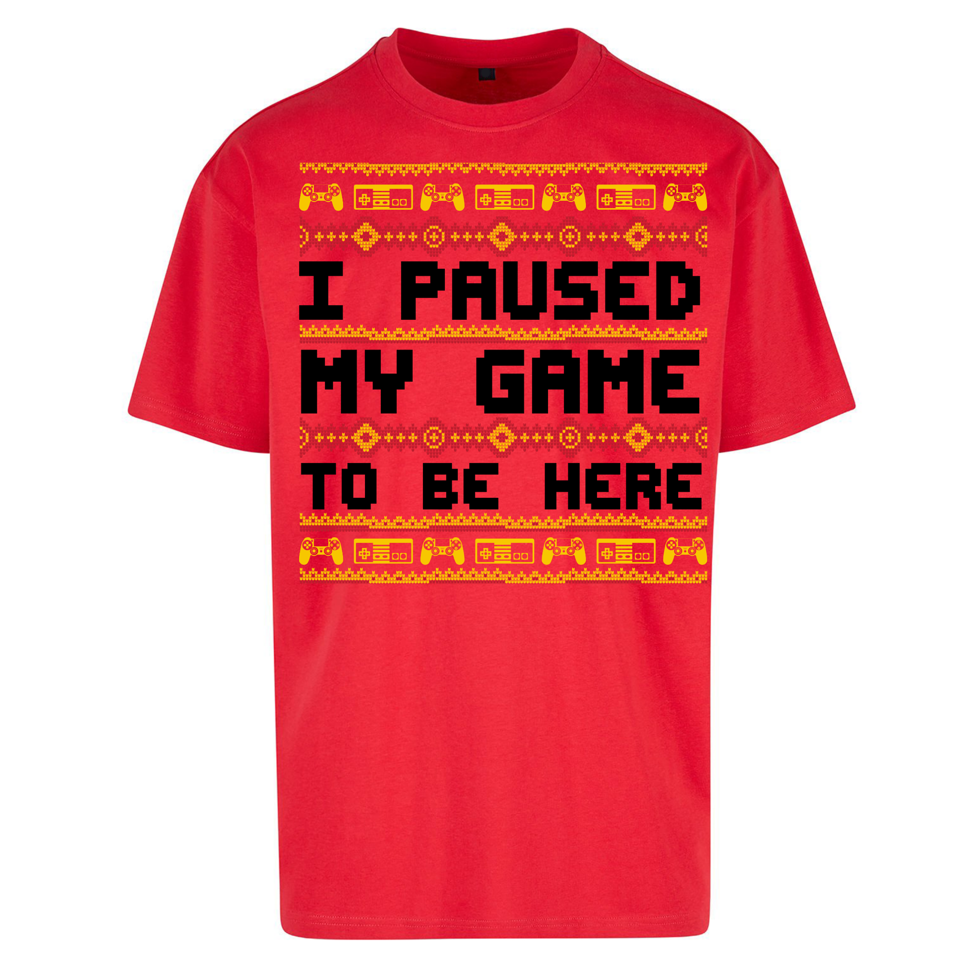 Paused My Game Oversized T Shirt