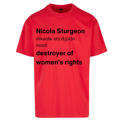 JK Rowling Nicola Sturgeon T Shirt Oversized T Shirts