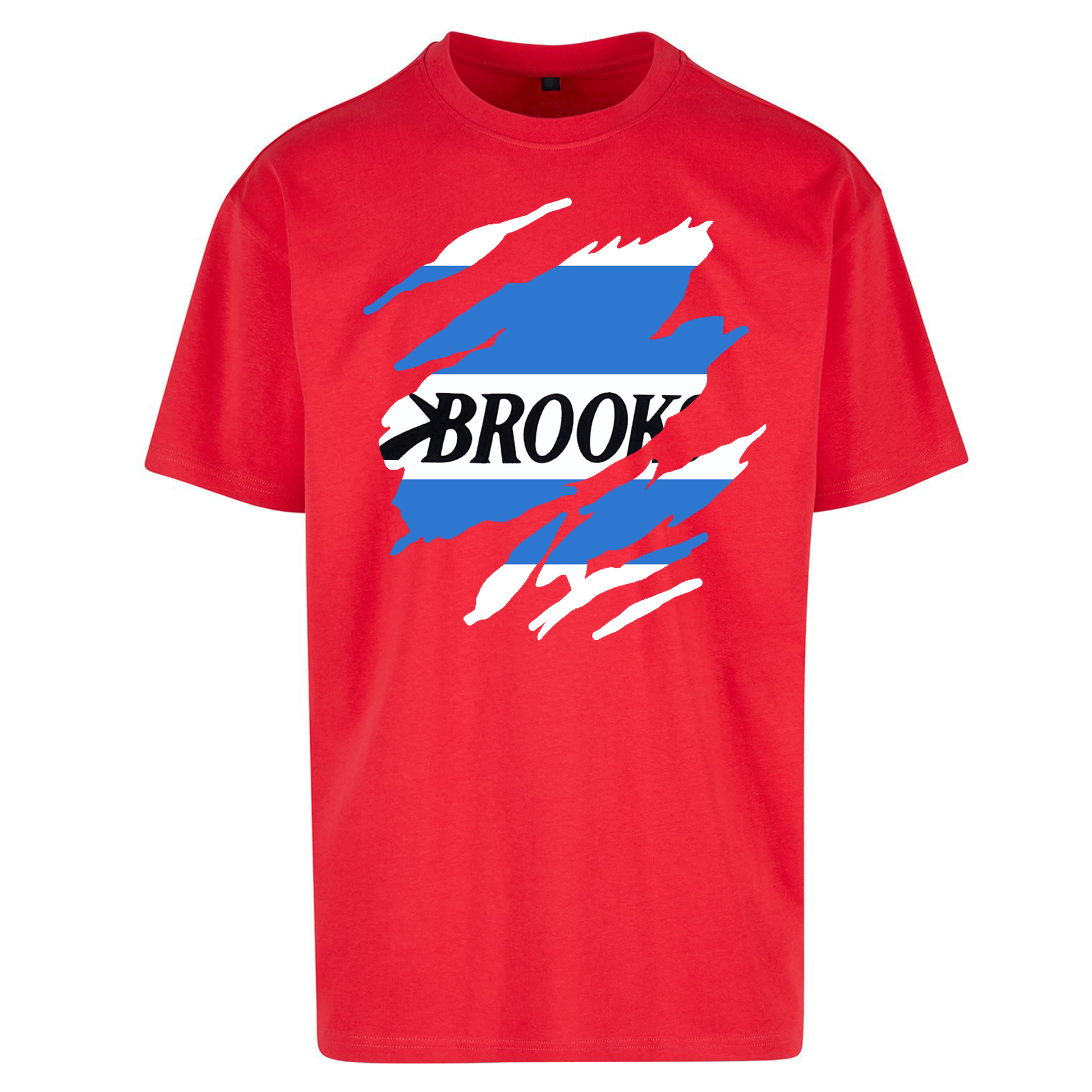 Retro QPR 1992 Torn Effect Oversized T Shirts